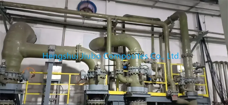 FRP Desulfurization Pipes Fgd Tubes for Coal-Fired Power Plant