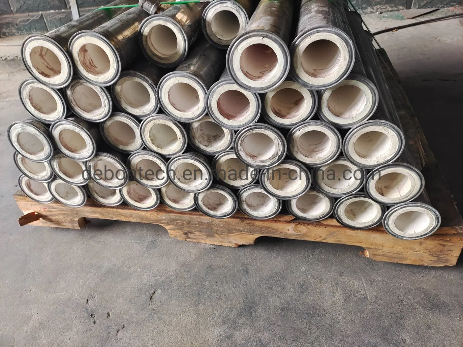 Wear Impact Abrasion Protection Alumina Lining Pipe
