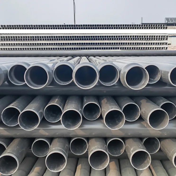 UPVC/PVC Pipe Plastic Water Pipe Water Supply Drainage Irrigation Plumbing