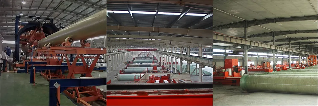 Plastics Systems Large Square for Agriculture Use FRP Pipes Mortar Pipeline Electrical Cable Protection Fiberglass Pipeline