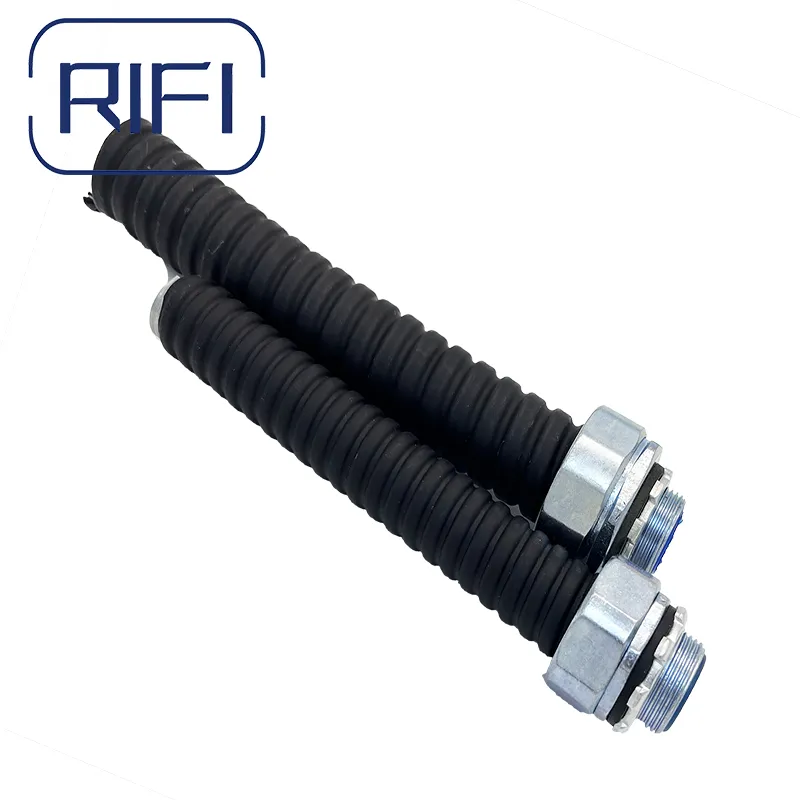 20mm 25mm Losh Low Smoke Zero Halogen PVC Coated Gi Flexible Conduit Flame Retardant