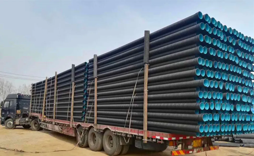 1000mm Big Size HDPE Steel Reinforced Corrugated Pipes