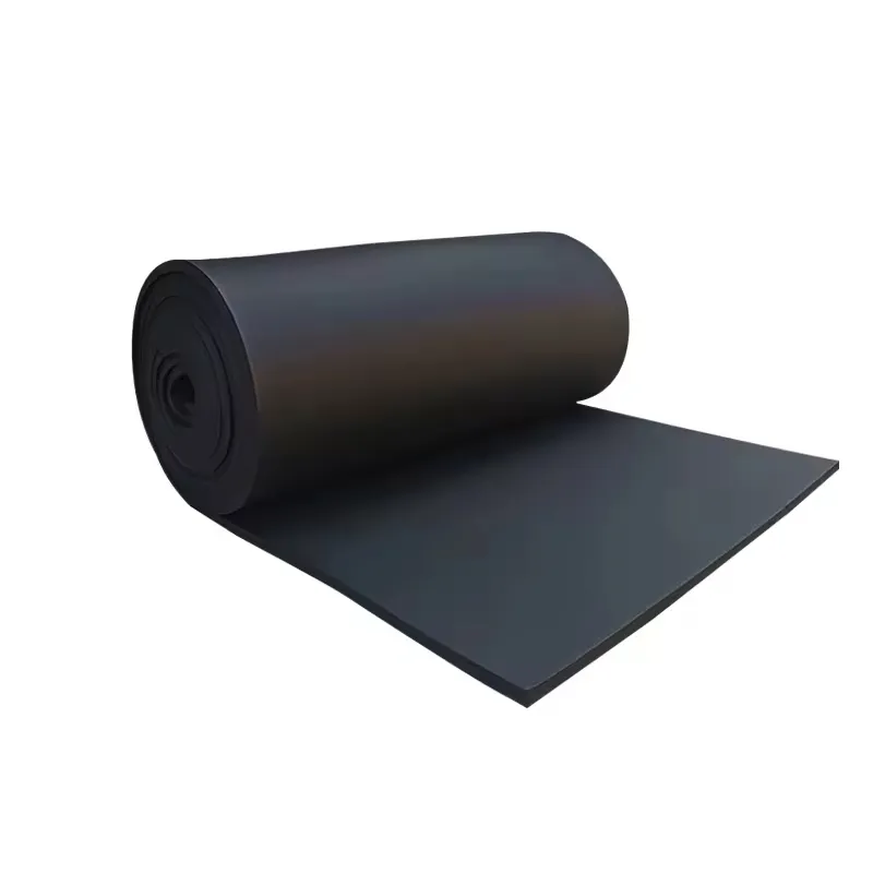 Rubber Insulation Foam Round Pipe Roll Insulation Pipe Polymer Sleeve with Aluminum Foil