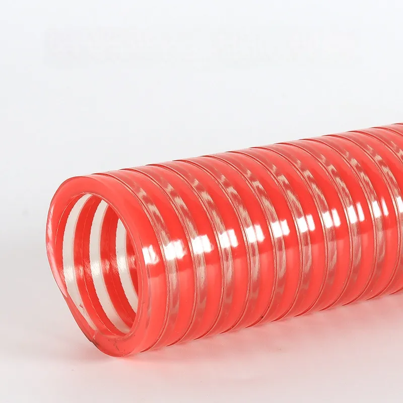 CPVC Flexible Smooth Surface Helix Suction Water Colored Plastic Hose Pipe for Heavy Load Suction Dr