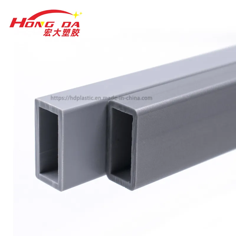 Premium Custom PVC Plastic Square Pipe with Flame Retardant Properties Premium Custom PVC Plastic Square Pipe with Flame Retardant Properties