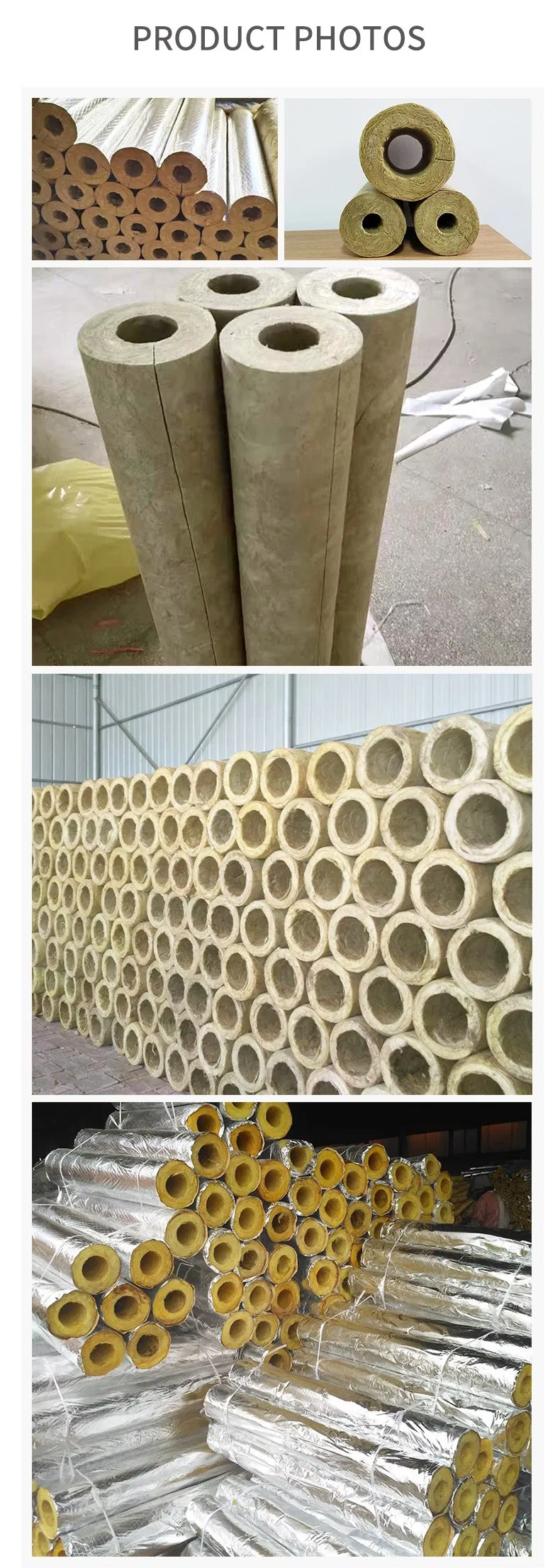 Uetersen High Performance Rockwool Insulation Pipes for Reliable Heat Resistance