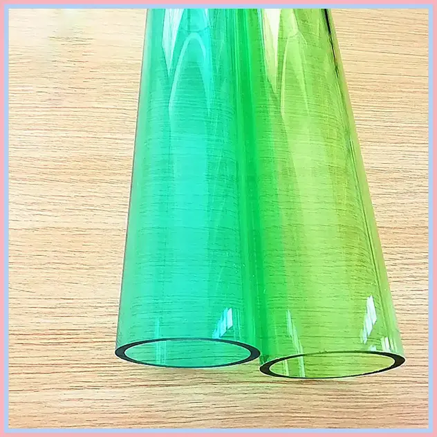 New Item Plastic Tube PE / PVC / PC / ABS Transparent Color Pipe