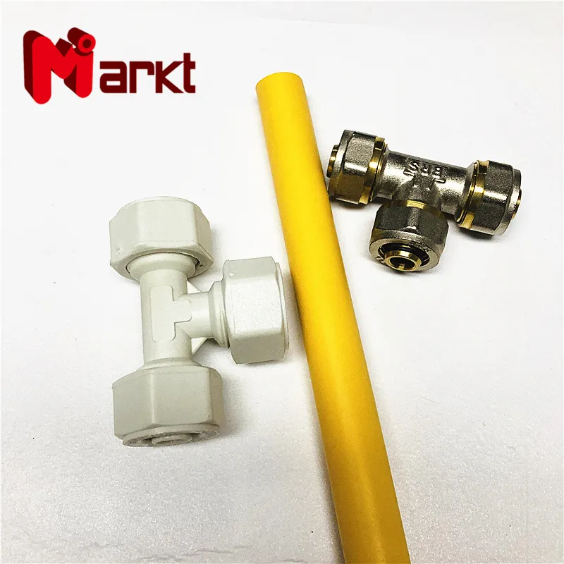 Nylon PA Fittings 3way Tee Pipe Connect for Pex Pipe