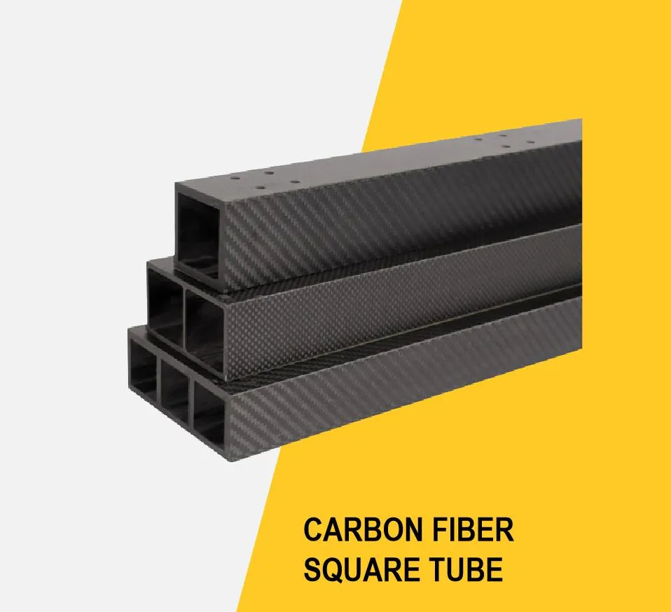 Carbon Fiber Tube Square Tube for Thin Wall