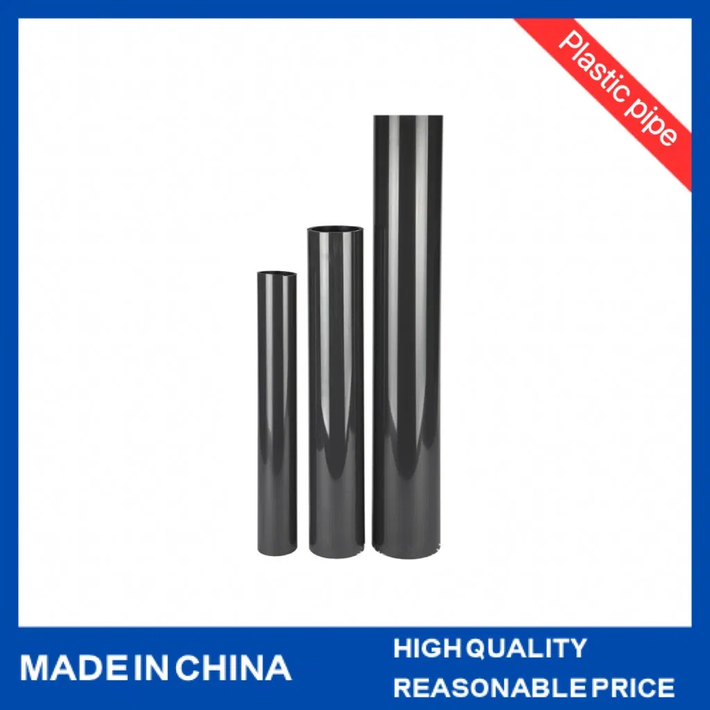PVC Pipe with DIN ANSI Standard in Pressure 1.6MPa for Water Treatment