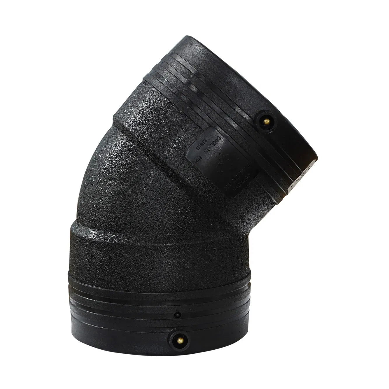 HDPE Electrofusion 45 Degree Elbow Fittings/Black SDR11 Pn16 Fittings/Coupling Pipe Connect Fittings