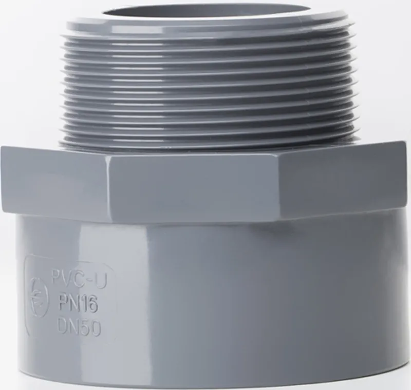 High Quality 1.0MPa / 1.6MPa Plastic Plumbing Pipe Fitting PVC Pipe Reducing Coupling and Fittings U