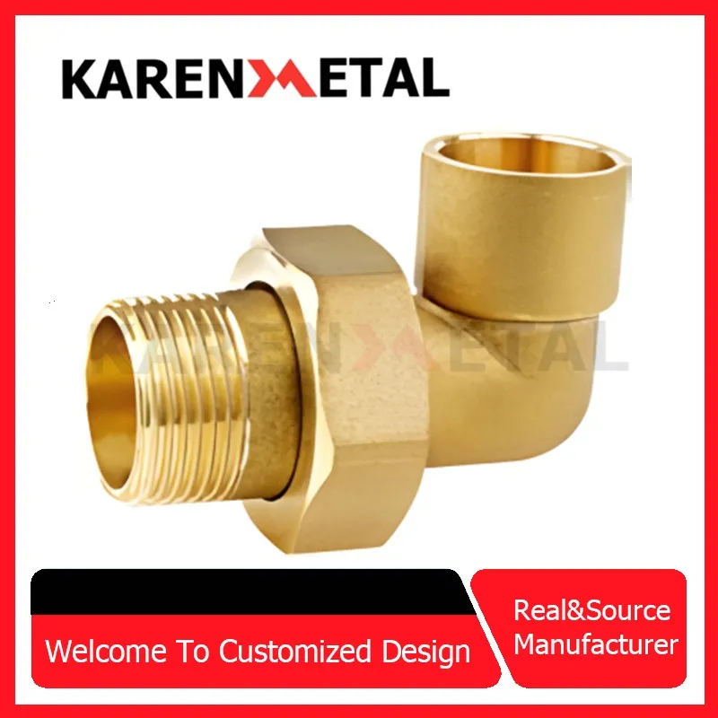 3 Way Brass Compression Fitting for PE Pipe Male Tee Fitting