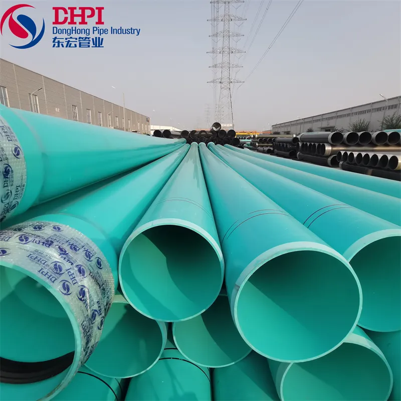 Dhpi Green Sn8 Grade PVC-Uh Drainage Pipe PVC Sewage Pipe DN300mm Seawater Aquaculture Pressure-Free