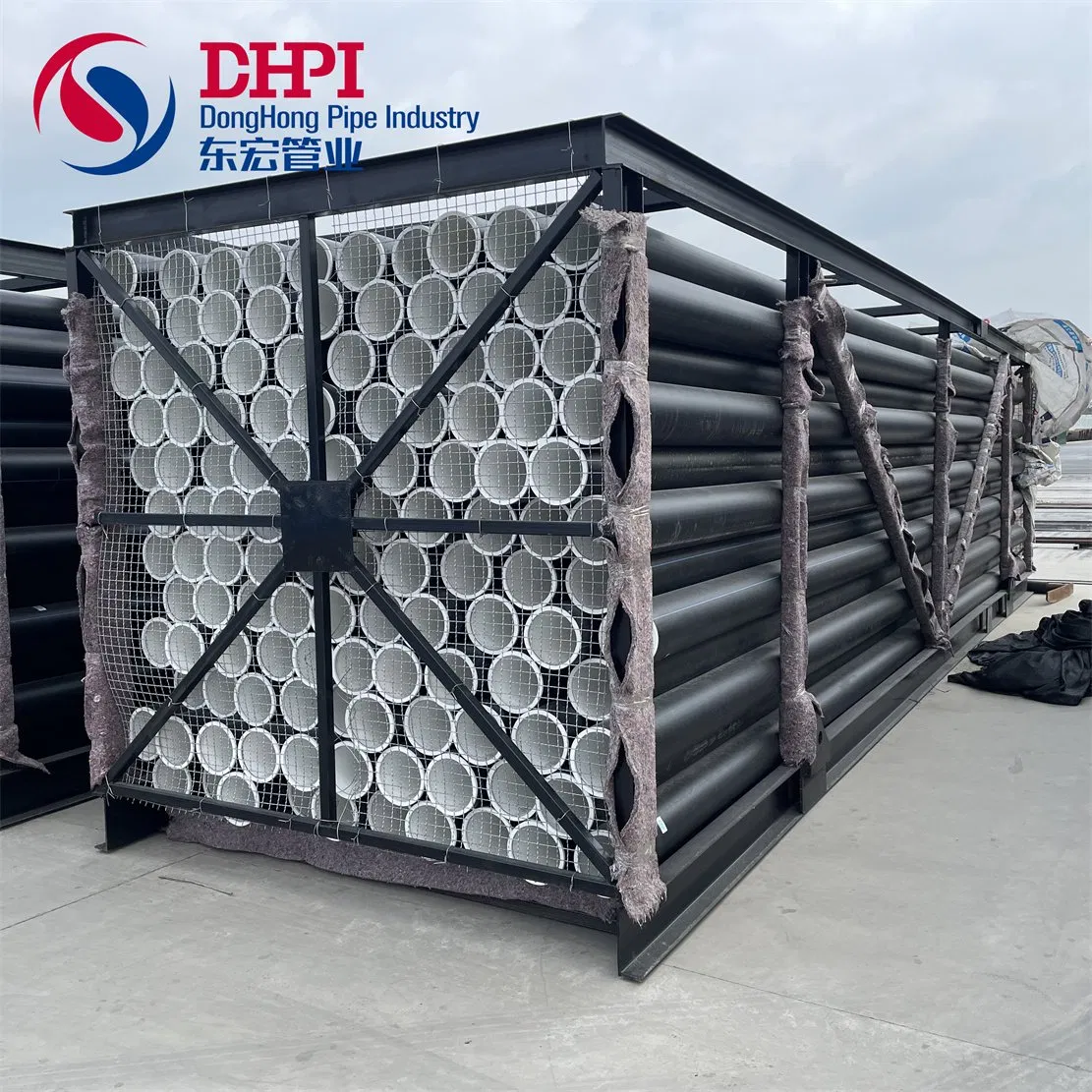 DN50 – DN1000 Abrasion Resistant Composite Pipe Conveying Raw Material Slurry, Pulverised Coal, Fini