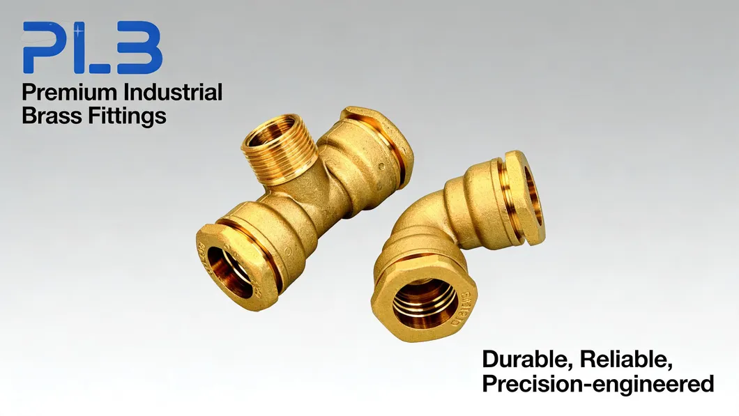 DIN8076 Standard Brass Compression Fitting for HDPE or PVC Pipe H834