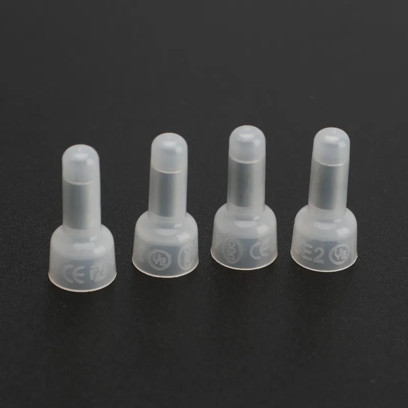 Transparent Wire Cap CE2 Copper Tube Connection Wire Connector CQC UL Certified Nylon PA66 Brass Pip