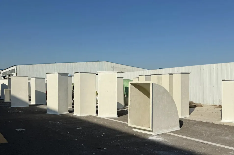 FRP Mechanical Ventilation Circular Counterflow Cooling Tower