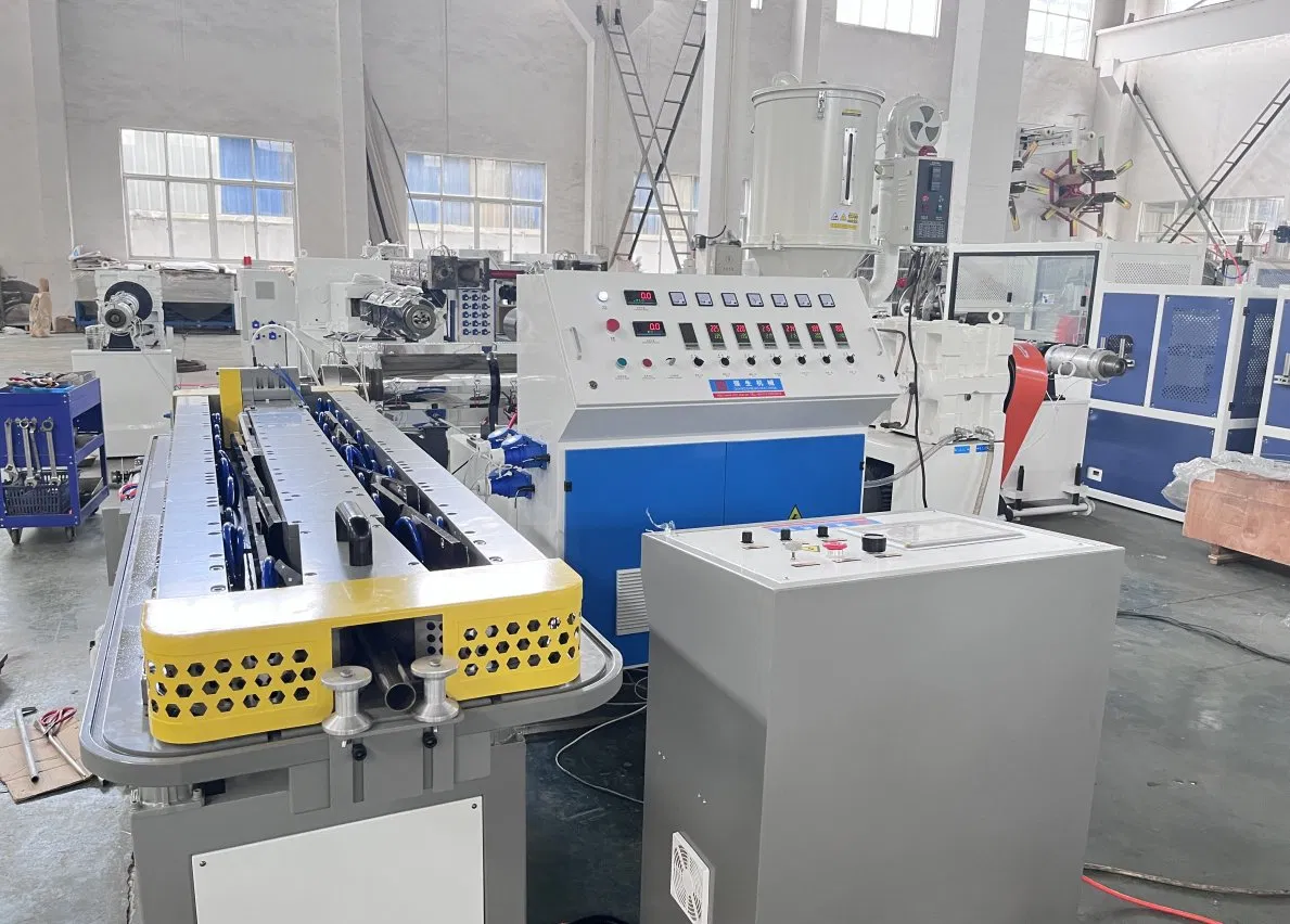 PVC PE PP High Speed Single Wall Corrugated Pipe Machine Electrical Conduit Pipe Making Machine