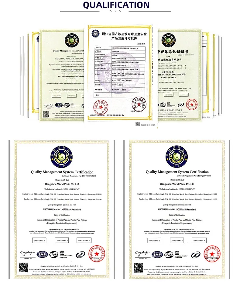 UPVC Plastic Clear Pipe Treatment with High Quality by Hzvode