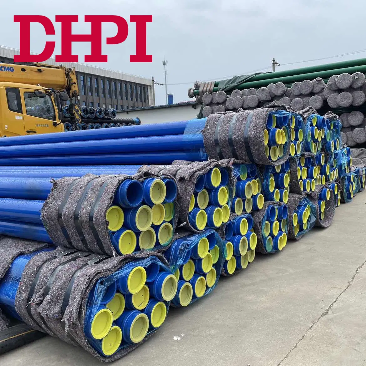 Plastic Coated Spiral Steel Pipe Food Grade Non-Toxic Tpep Anti-Corrosion Steel Pipe