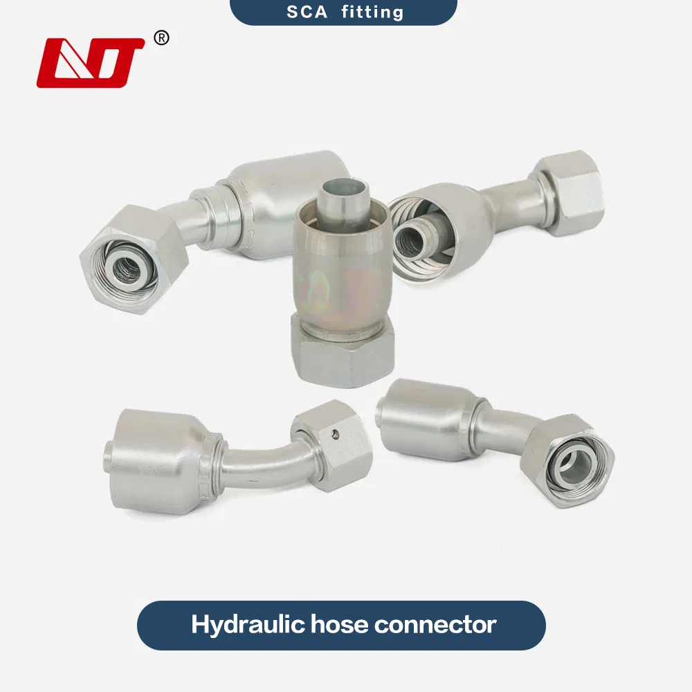 High Pressure Carbon Stainless Steel Pipe Coupling Connector Joint Adapter Jic Ferrules Hydraulic Ho