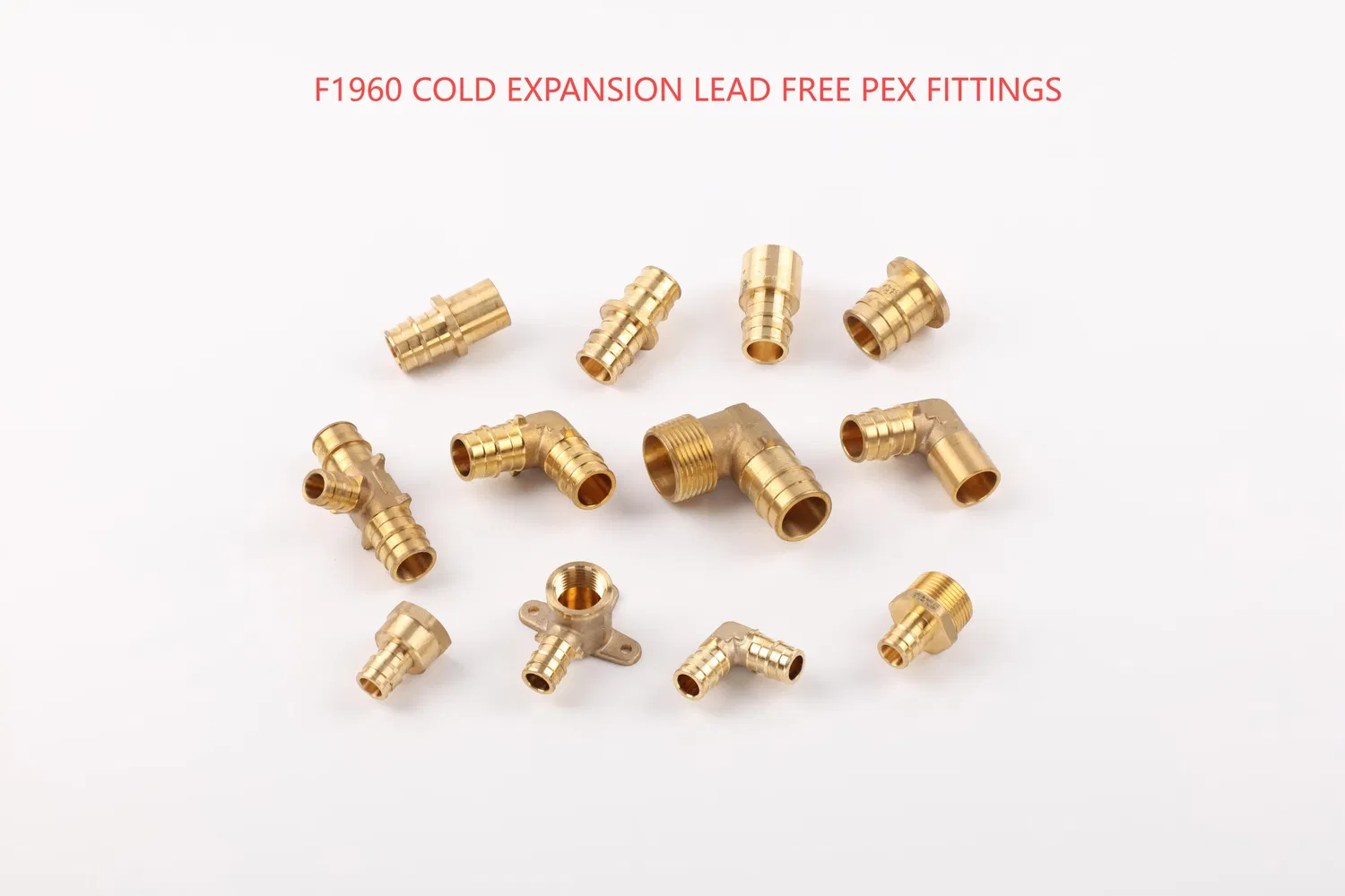 China Brass Pex Pipe Fitting Tee Crimp Fitting Socket for Plumbing and PE Pipe