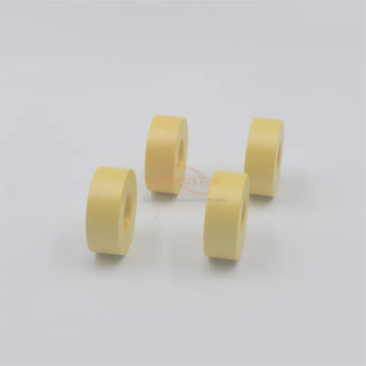 Long-Lasting Yellow MGO Stabilized Zirconia Ceramic Pipe