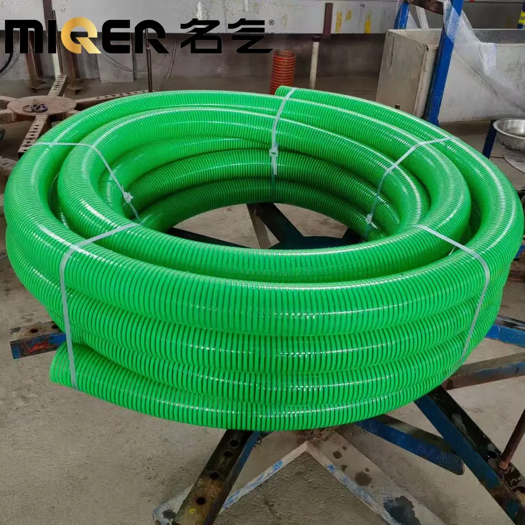 5 Inch Corrugated PVC Spiral Sewage Sand Sludge Trash Suction Hose Pipe
