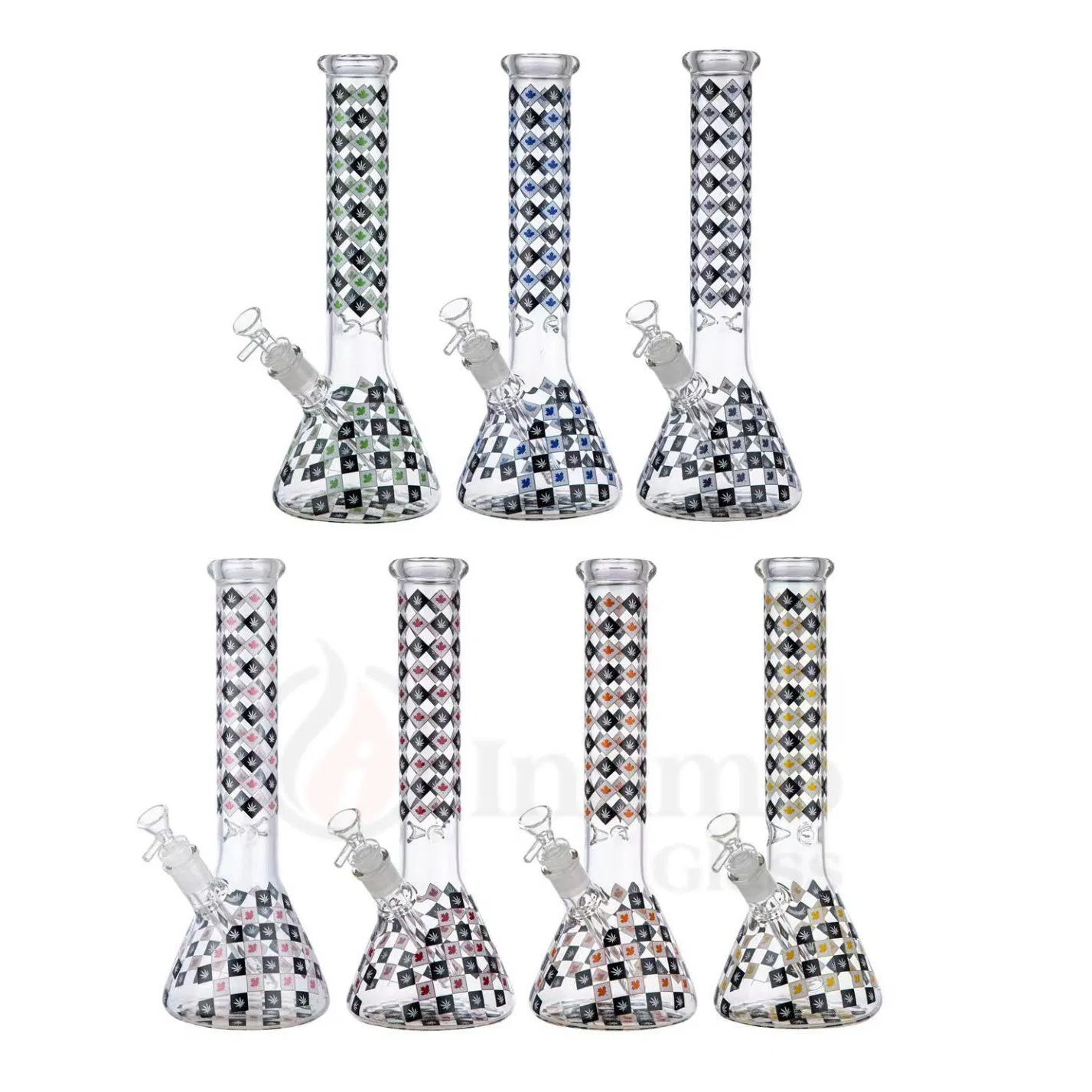 Borosilicate Glass Oil Rig Smoking Pipe with Stabilized Heavy Base