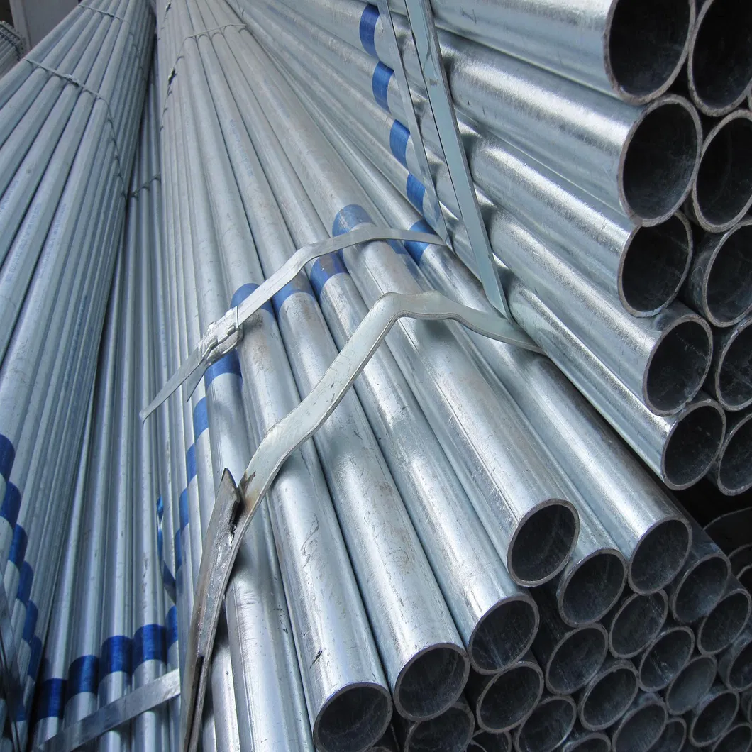 DIN1715 DN1626 DN40 DN60 Hot DIP Galvanized Steel Pipe Steel Structural Tube for Bunker House
