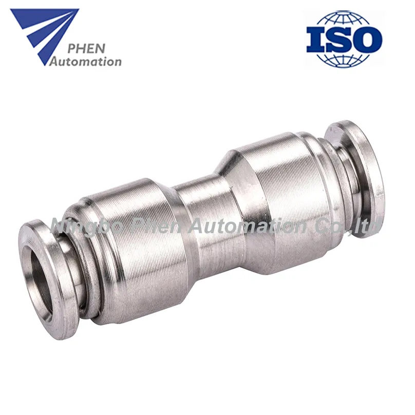 China Ss 304 Pneumatic Quick Connector Fittings Pipe Joint