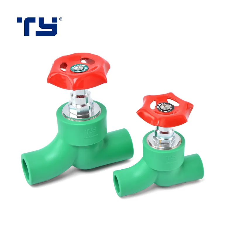 PPR Pipes and Fittings Manufacturers All Sizes China Prices Customized Plastic Water Y Stop Valve