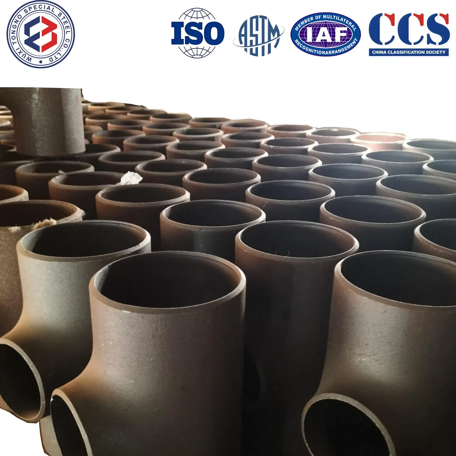 Durable ASME SA106, ASME SA210, ASME SA213, ASME SA335, En10216, DIN17175 Seamless Steel Tee a/SA106