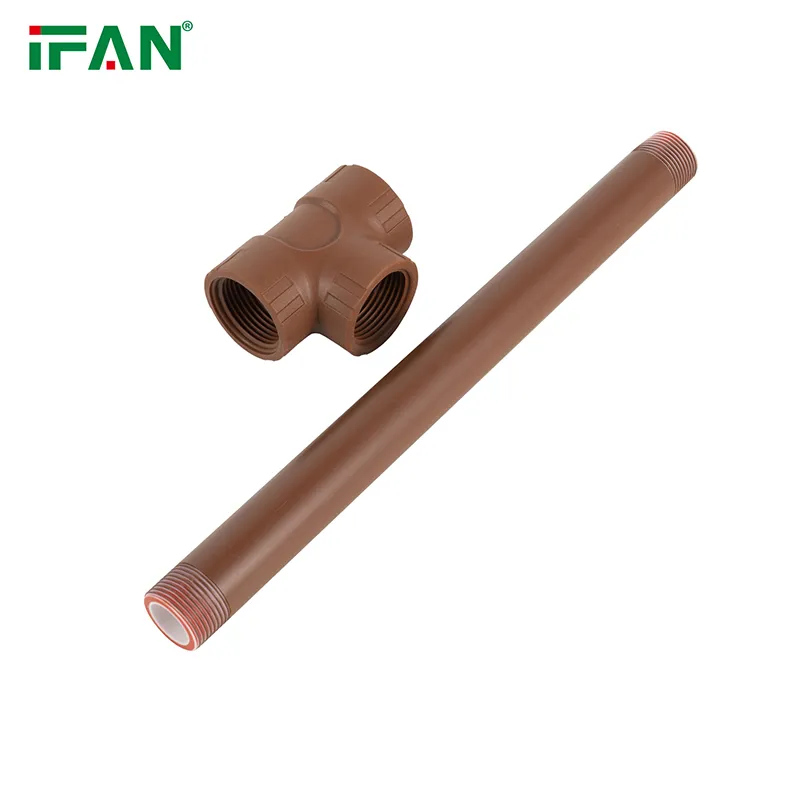Ifan Factory Price Pph Plastic Pipe 1/2"-2" Pph Water Pipes Thread Connect Pph Pipes