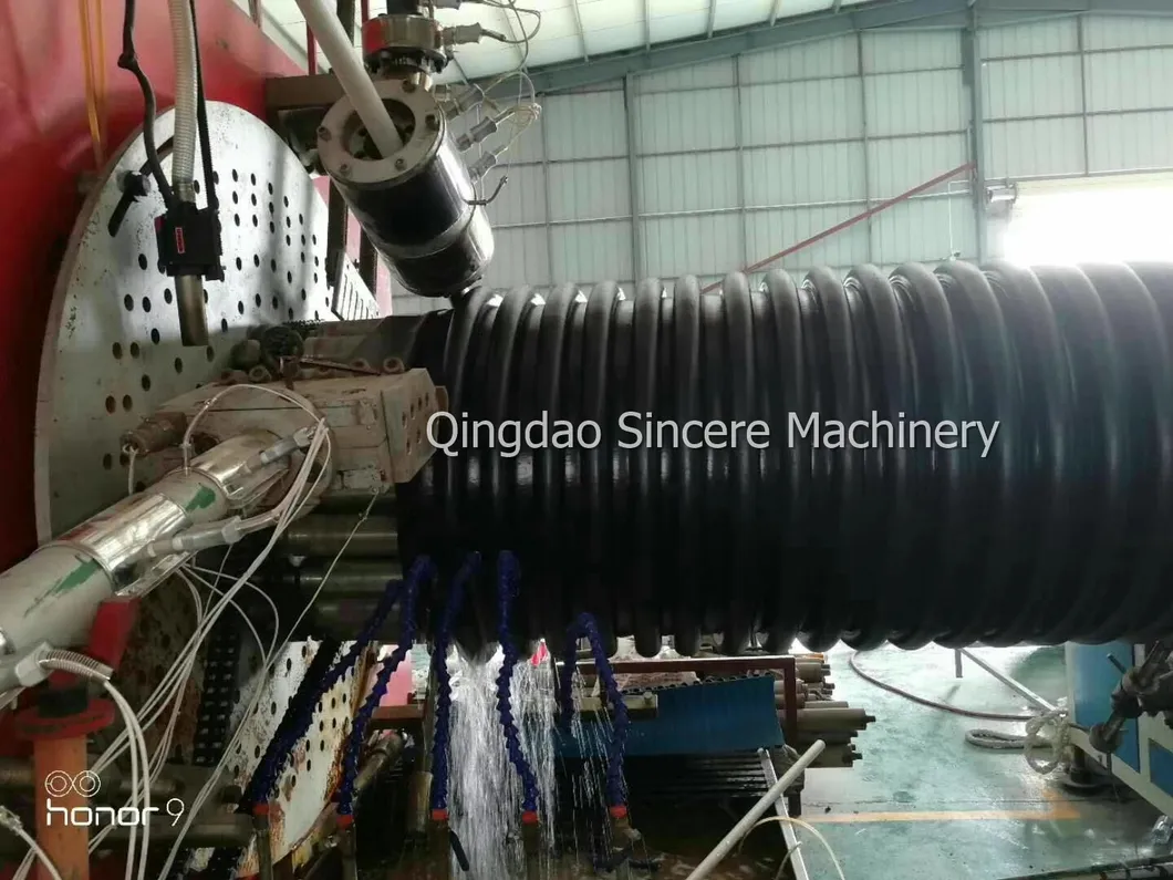 PE/PP/PP-H Spiral Winding Pipe Manufacturing Equipment Machinery