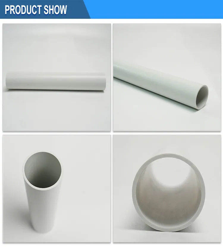 Guangdong Factory 25mm Red Blue Grey Plastic Wiring Tube Hard PVC Electrical Pipe for Cable Protection