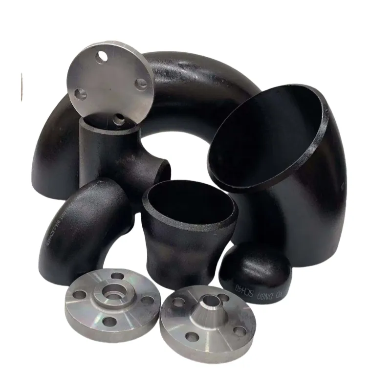 ANSI Butt Welded Carbon Stainless Steel 304 316 Seamless Tee Reducer Cap Tube 45 90 180 Degree Lr Equal Threaded Elbow Pipe Fitting