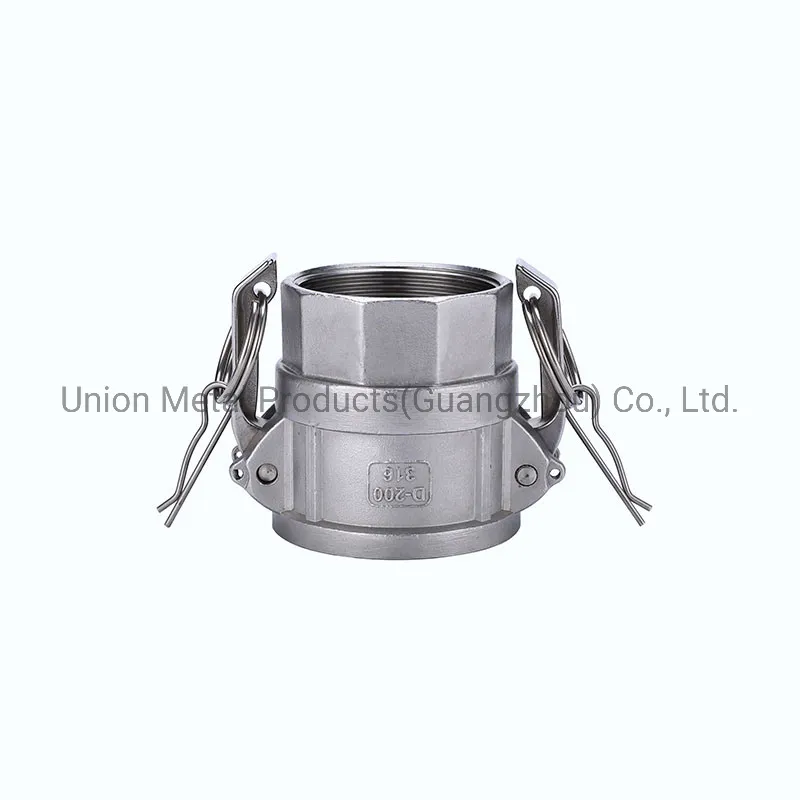 Type B Female Coupler Male Thread Stainless Steel Hose End Coupling Camlock Fitting