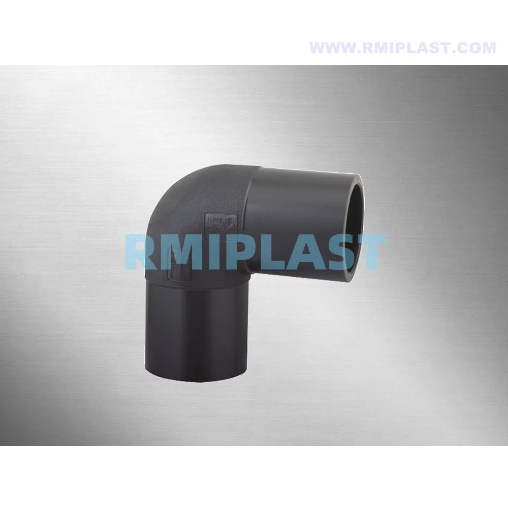 PE Cross of Butt Fusion SDR11 SDR17 HDPE Pipe Fittings Welding Equal Tee Four Way Fitting for Water 