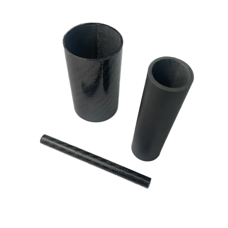 Stock High Strength 3K Square Carbon Fiber Tube Glossy Black Twill Finish China