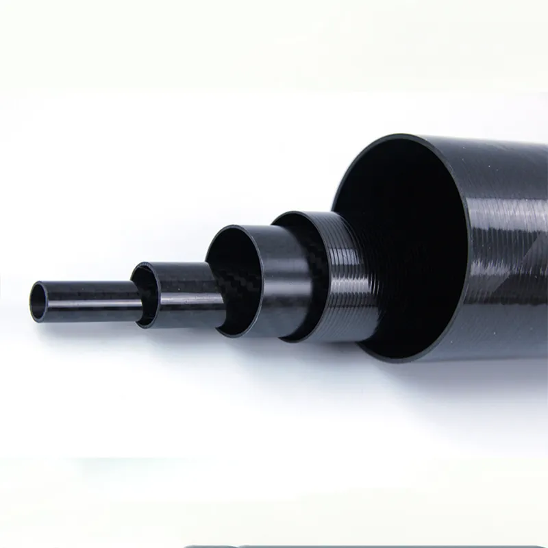 OEM Customized Carbon Fiber Tubes with High Standard and High Precision Winding Process