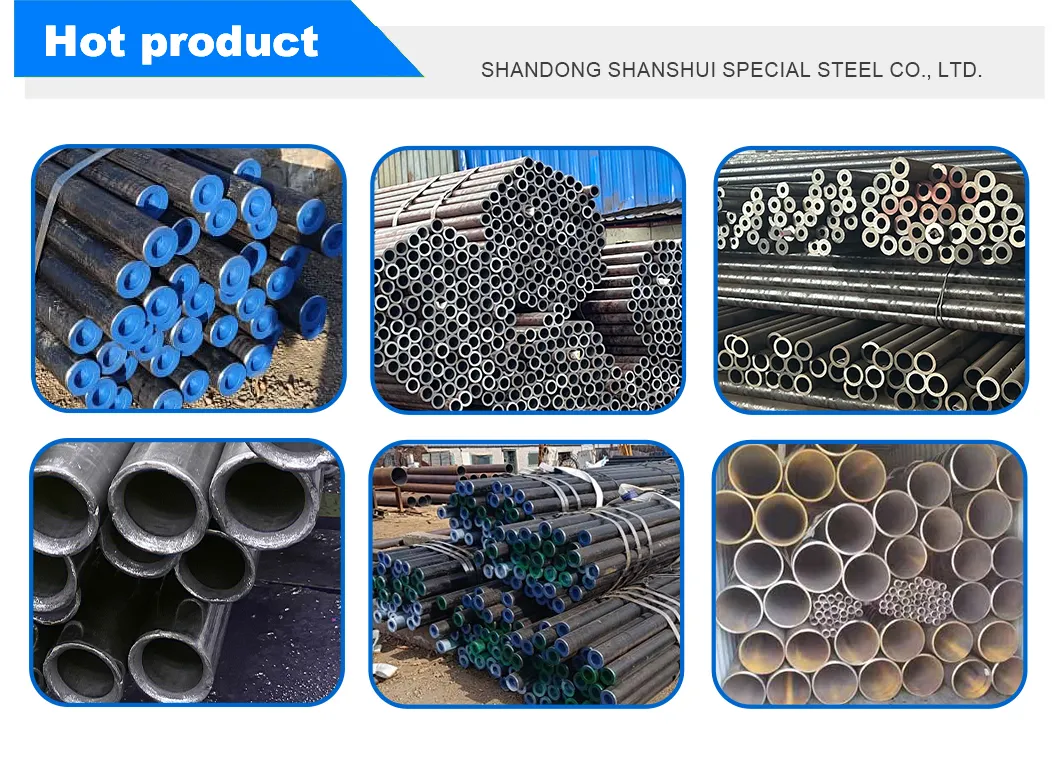 A106 Seamless Carbon Steel Pipe Auto Parts Machining Construction Power Machinery Steel Pipes