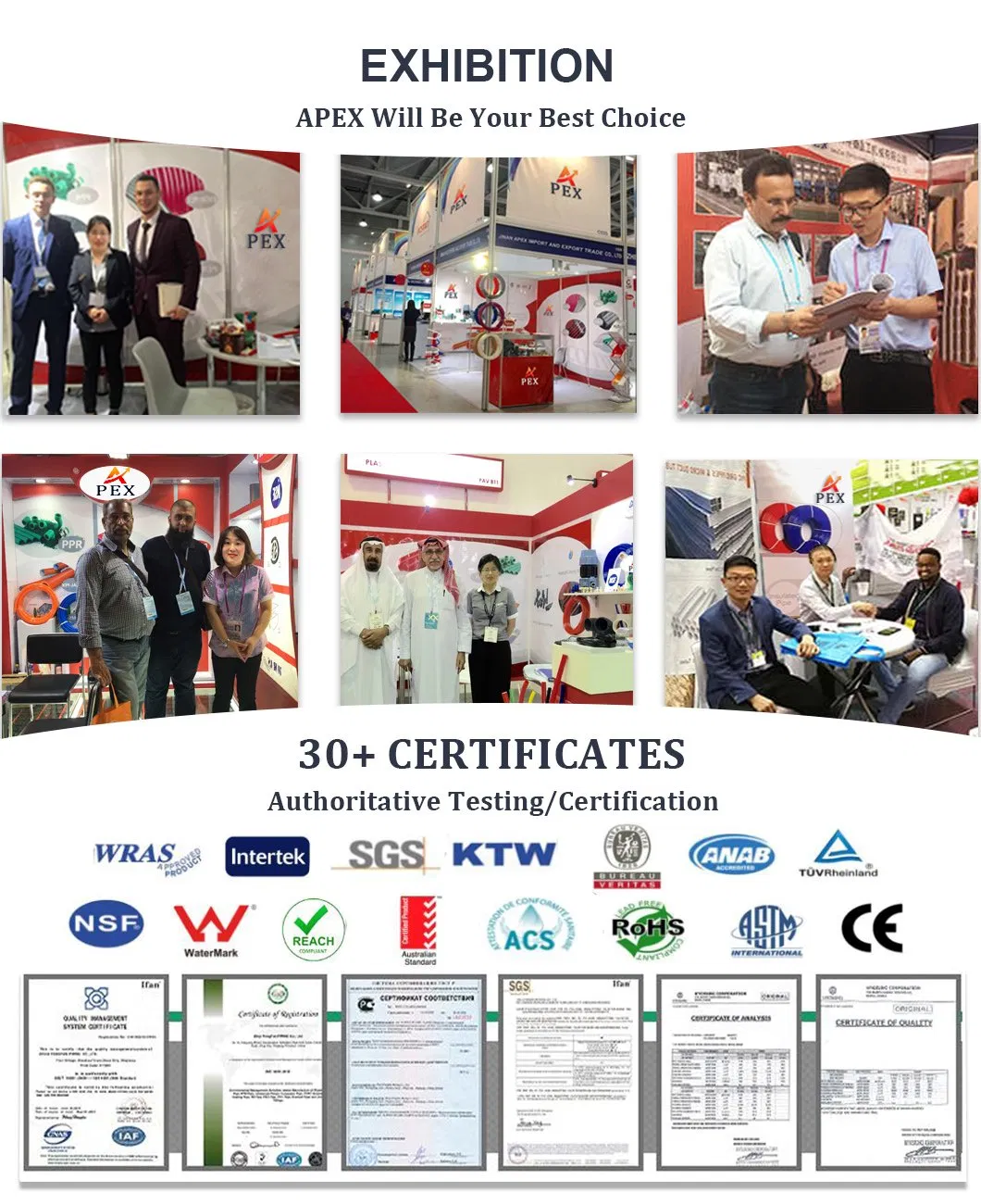 UPVC Drilling Column Pipe Borehole Column Pipes Meter Instrument Measurement Quality Extrusion Technics Model Head