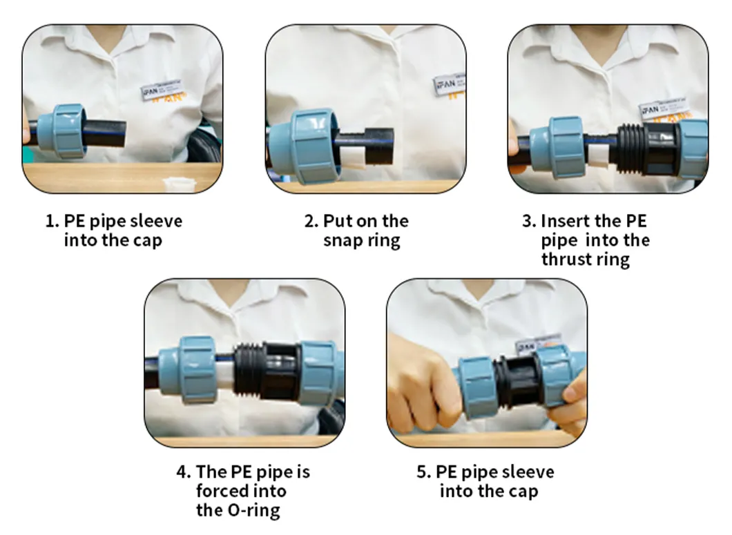 Ifan PP Pipe Fitting DIN 16836 PE Pipe Fitting