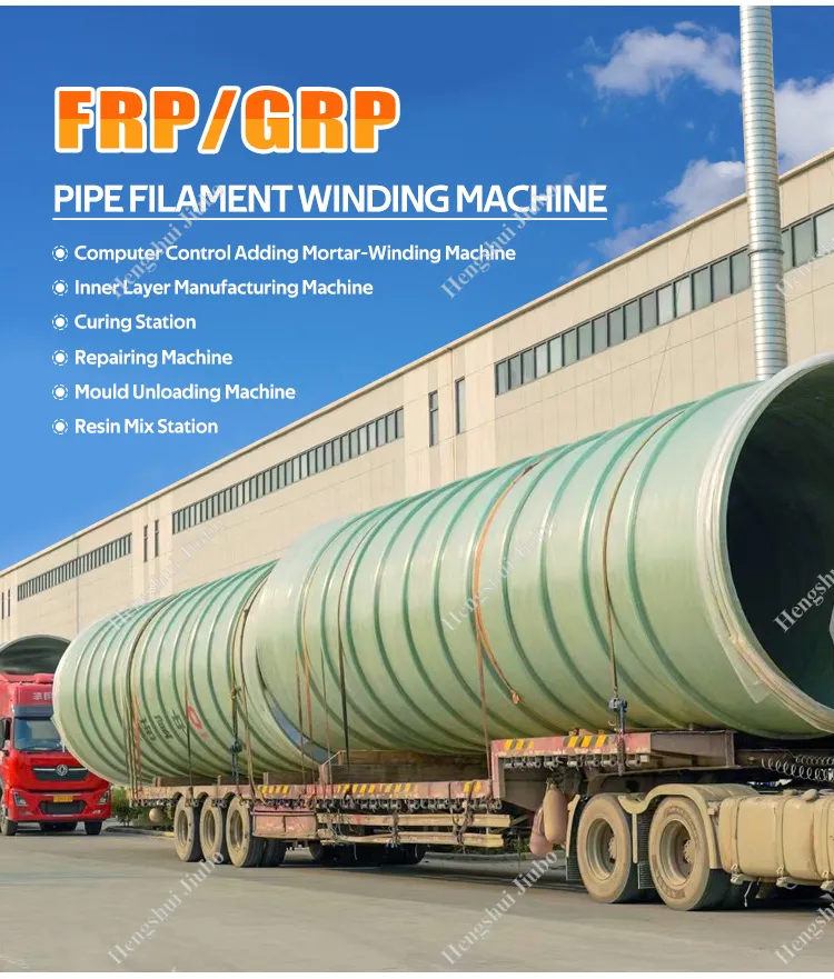 Industrial FRP Pipe and Tube Manufacturing Machine for Chemical Plants