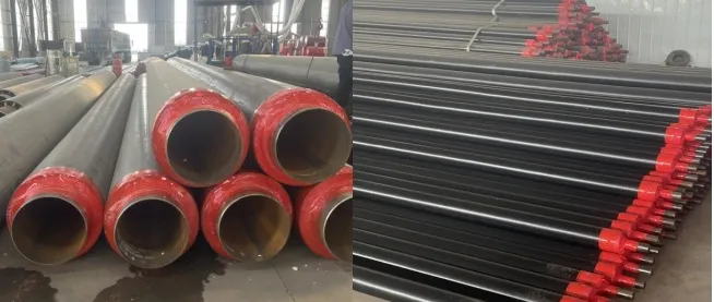 Steel-Sheathed Steam Insulated Pipe with Anti-Corrosion Coating for Power Plants