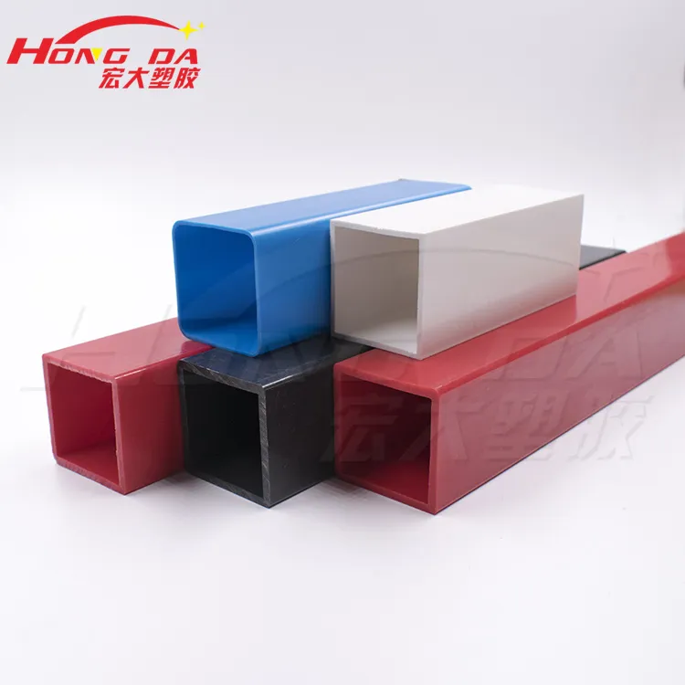 High Quality High Temperature Flame Retardant PVC/ABS/PP/PE Plastic Square Pipe