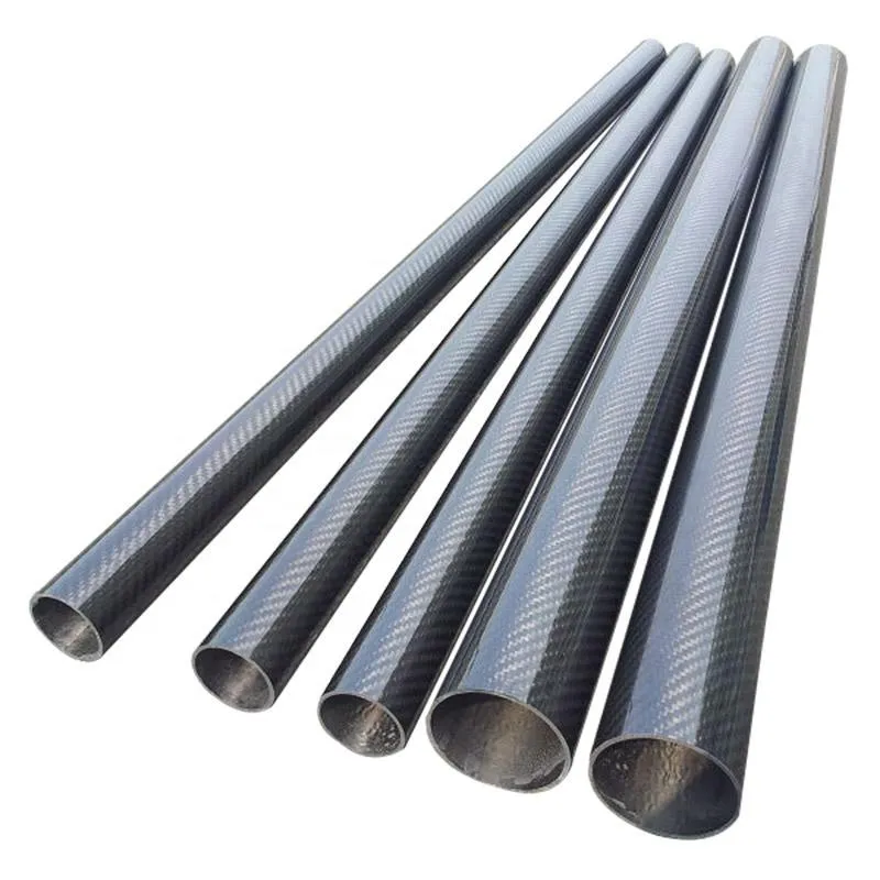 φ 30mm, Length0.5 M, 3K Twill Matted Carbon Fiber Round Tube
