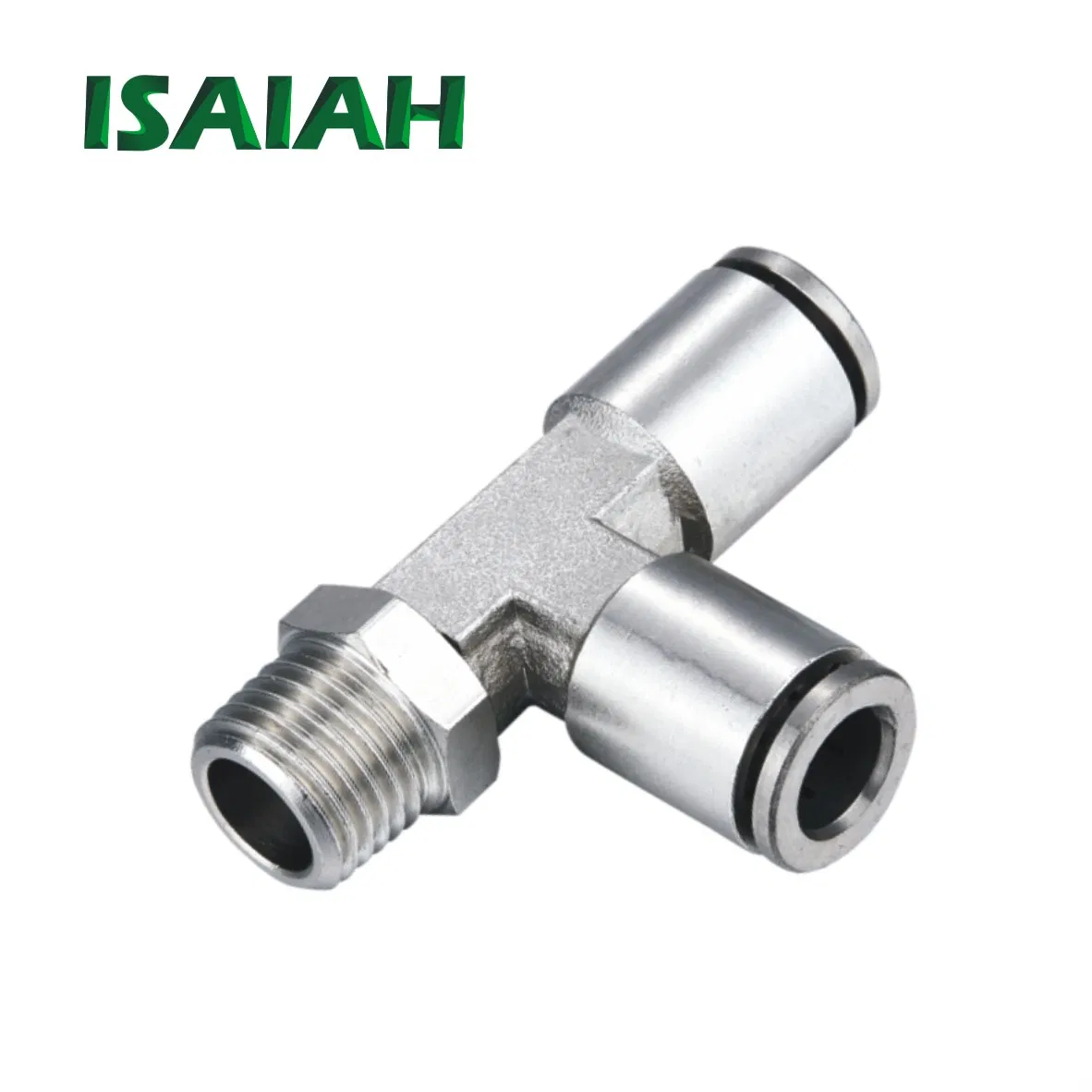 Brass Joint Pneumatic Parts Copper Pipe Connector Push in Air Fitting